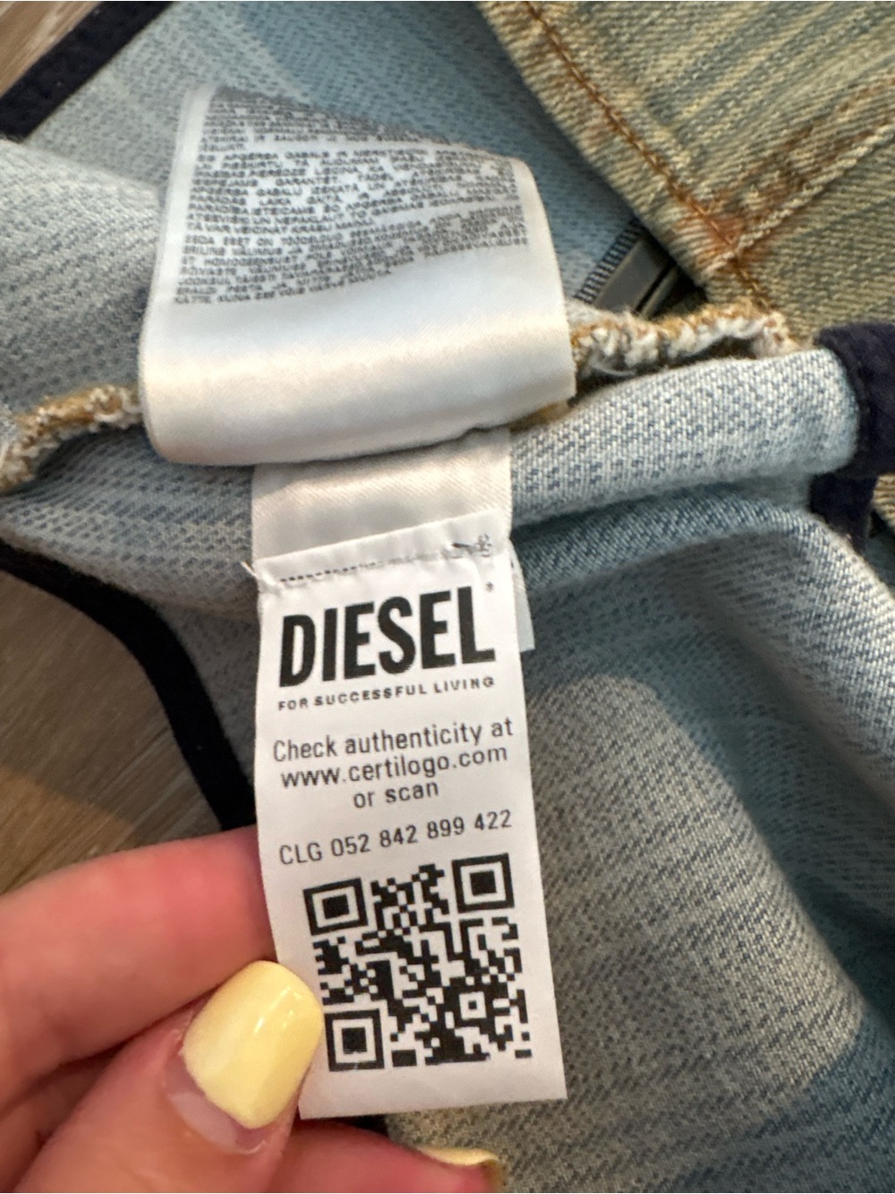 Diesel Washed Olive Ribbed Crop Tank - Picture 4 of 5